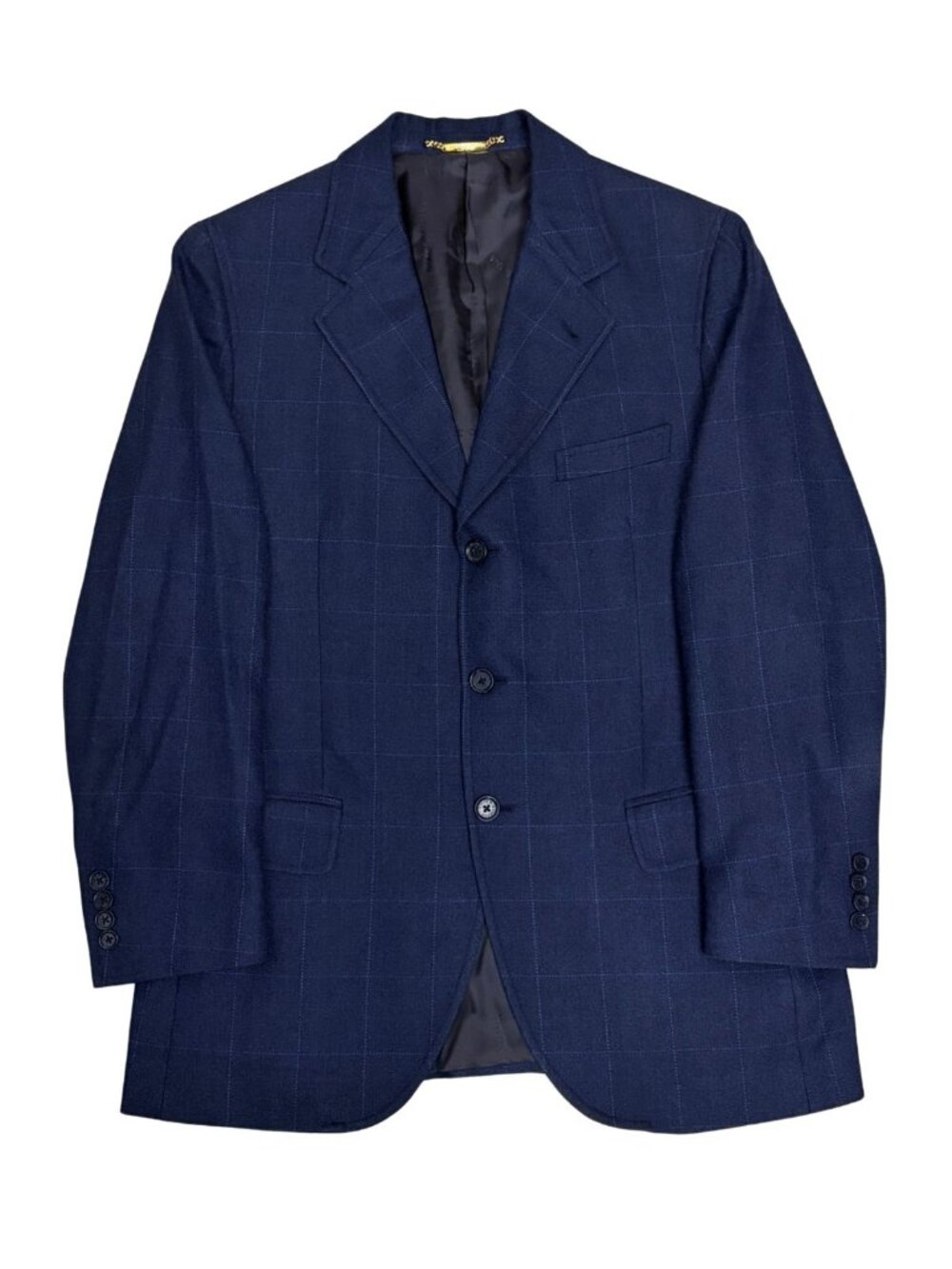 DOLCE & GABBANA SILK & WOOL Blazer Jacket $4,000 Blue Sport Coat Mens 40R